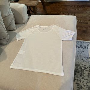 Nike white workout tee